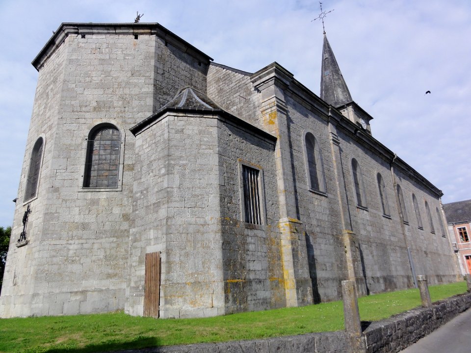 Ohain (Nord, Fr) église, coté nord-est