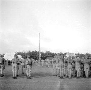 Oefening bij kamp Chaah op Malakka, Bestanddeelnr 255-8366