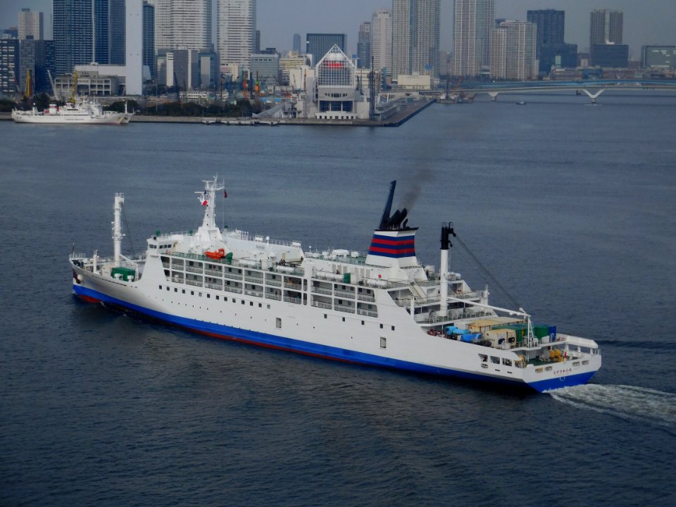 Ogasawara Maru 3rd JAPAN at port of Tokyo 20170305