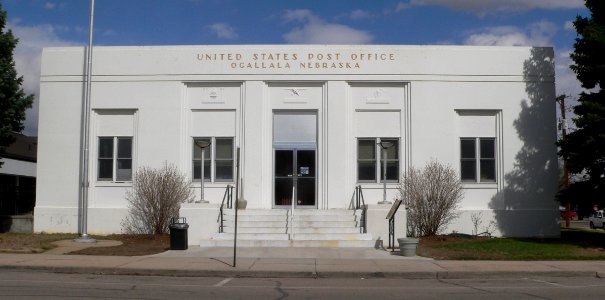 Ogallala, Nebraska post office from W 2