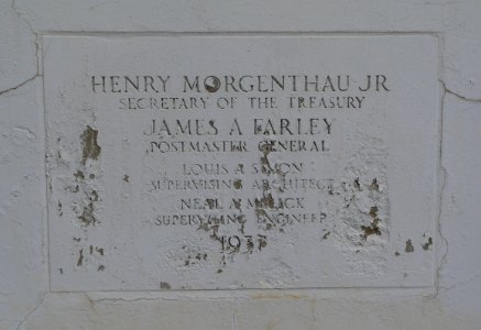 Ogallala, Nebraska post office cornerstone