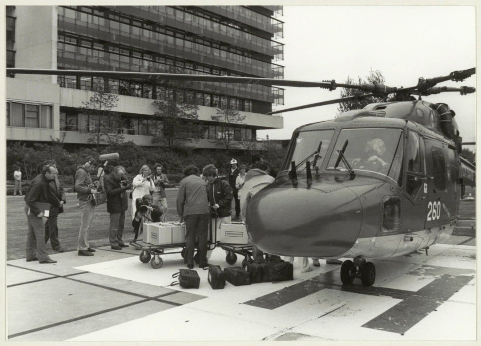 Oefening met de traumahelicopter voor de Landelijke Organisatie Traumadienst, voor het St. Elisabeths Gasthuis, Boerhaavelaan 22, NL-HlmNHA 54013214 01