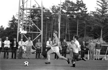 Oefenwedstrijd Nederlands elftal De Graafschap in het UNVB trainingscentrum Zei, Bestanddeelnr 922-7548