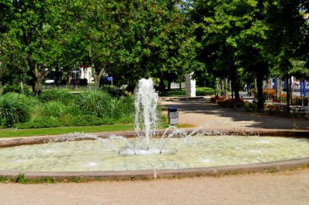 Offenbach, Büsing-Park, Brunnen