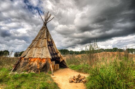 Wigwam clouds hdr