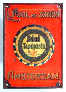 Odol tandpasta L Pool en Zonen reclame bord