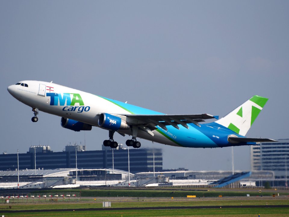 OD-TMA TMA Cargo Airbus A300B4-622R(F) take-off, 25august2013 pic1