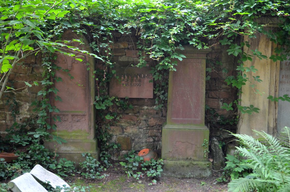 Offenbach, Alter Friedhof, Grab Johann André (1)