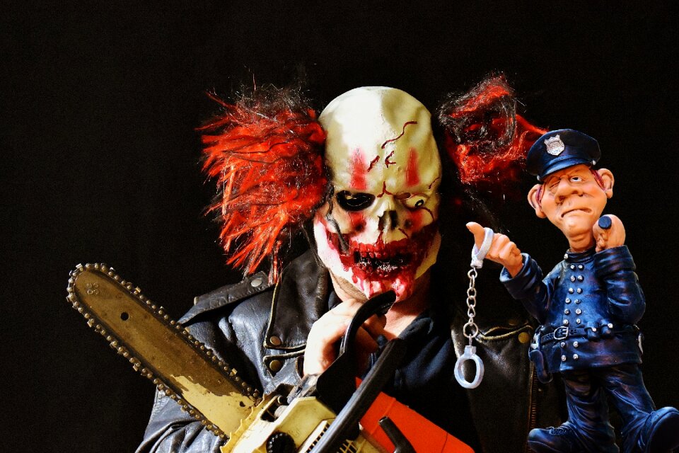 Evil clowns terrible offender