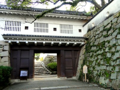Okayama Castle gate - DSC01788