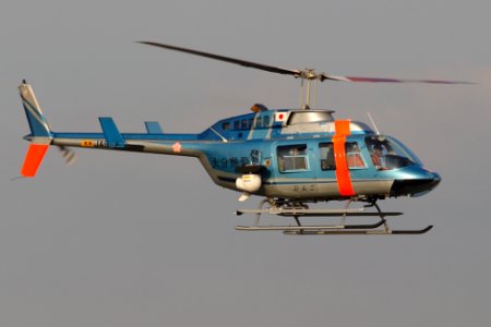 Oita Police-Bell 206L-3 LongRanger III-JA9715-Fukuoka airport-20081212-153206