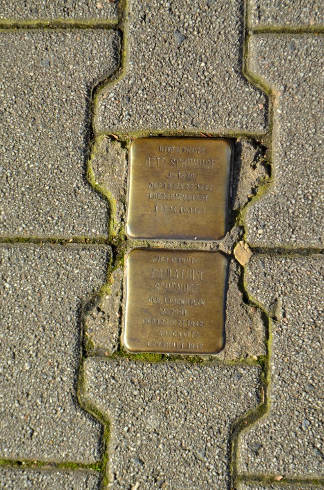 Offenbach, Bismarckstraße 67, Stolperstein Schönhof