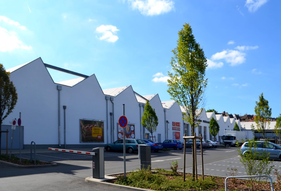 Offenbach, ehemaliges MAN-Roland-Werk, Senefelder Straße Gustav-Adolf-Straße, Rückseite