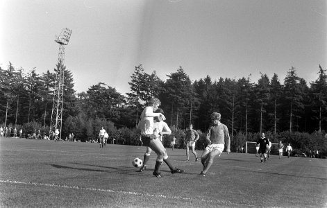 Oefenwedstrijd Nederlands elftal De Graafschap in het UNVB trainingscentrum Zei, Bestanddeelnr 922-7551