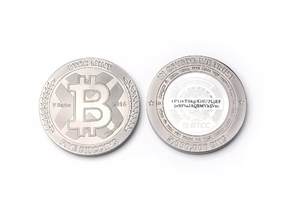 Collectable numismatic titanium