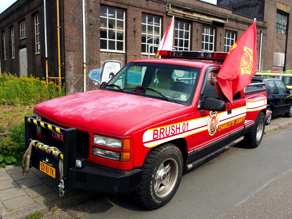 Oisterwijkste Stoomdagen 2015, GMC 1500 Charlotte Fire dept foto 2
