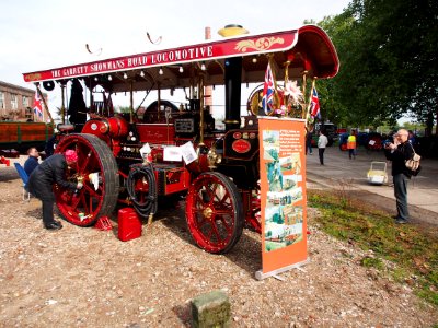 Oisterwijkste Stoomdagen 2015, The Garrett Showmans Road Locomotive, Vera Lynn foto 2
