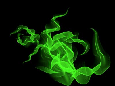 Eddy black green