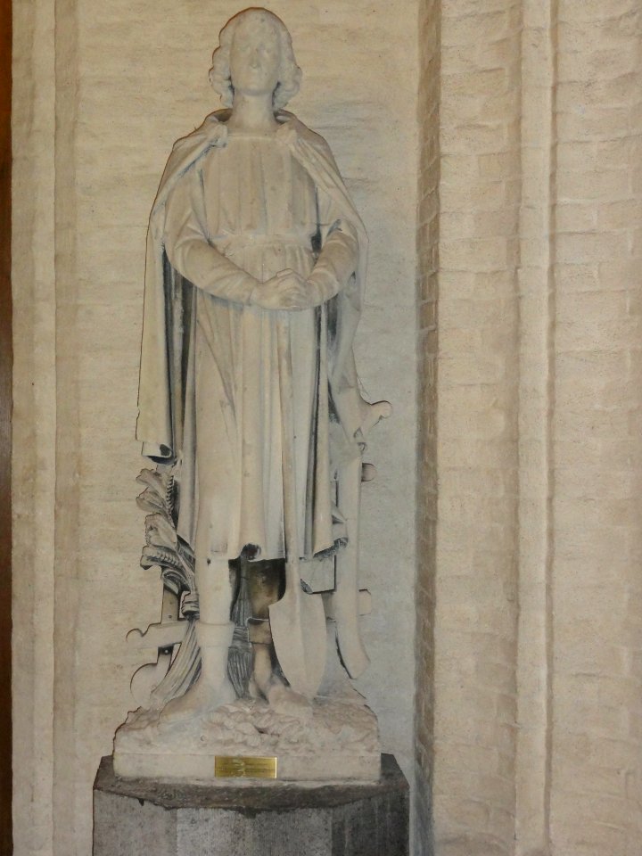 Oirschot Rijksmonument 337285 interieur kerk, beeld St.Isidorus