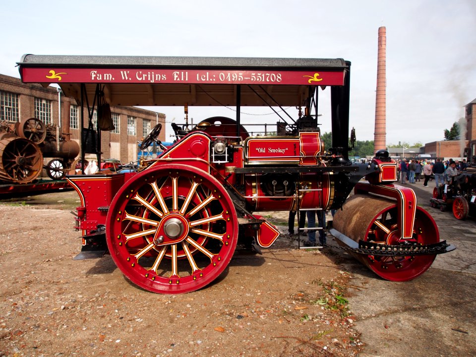 Oisterwijkste Stoomdagen 2015, Old Smokey, steam roller foto 2