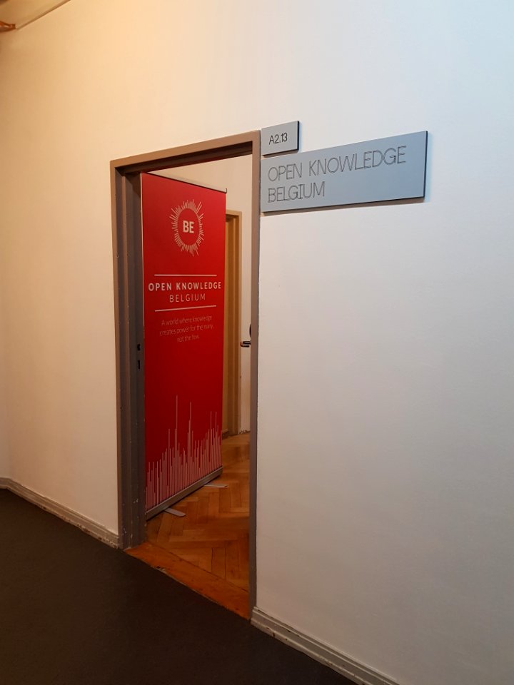 Office Open Knowledge Belgium in BeCentral