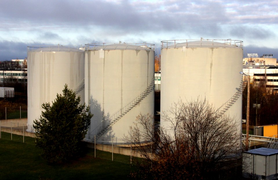 Oil tanks Rail yard Oulu 20121021