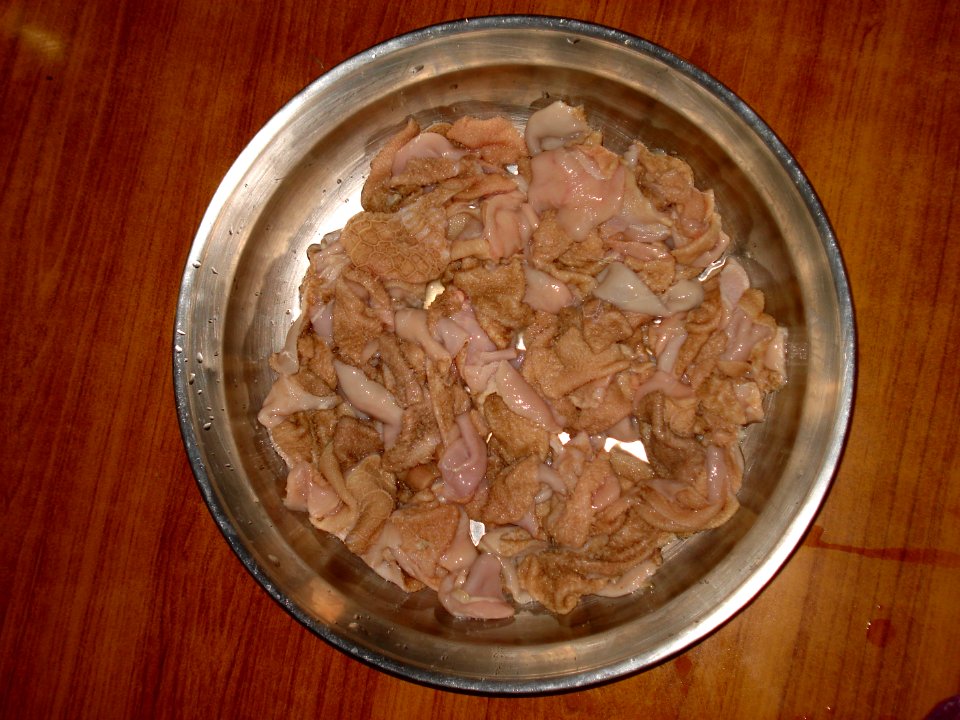 Ojri washed after cutting