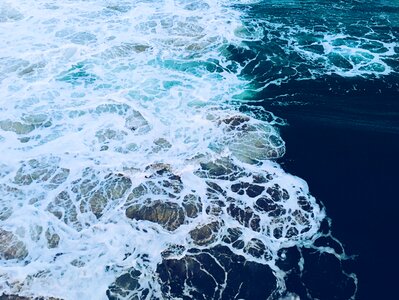 Waves tide pacific ocean