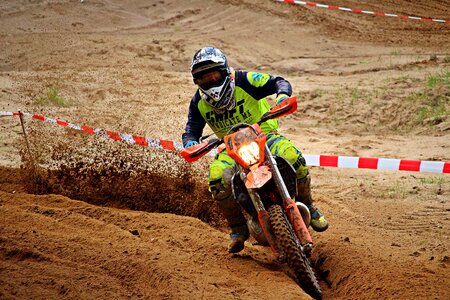 Motocross ride cross motorcycle photo