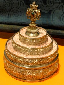 Offering mandala, Tibet, 19th century - Royal Ontario Museum - DSC09667