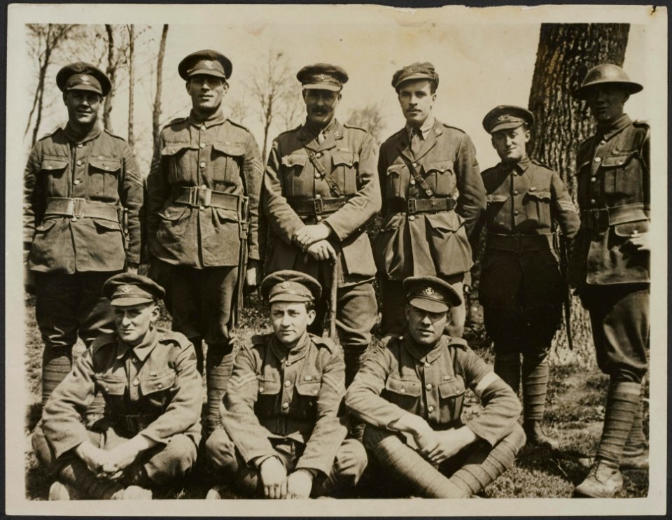 Officers and Men of the Newfoundland Regiment. .. whom received decorations …, Bestanddeelnr 158-1709
