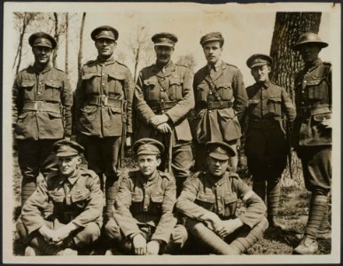 Officers and Men of the Newfoundland Regiment. .. whom received decorations …, Bestanddeelnr 158-1709