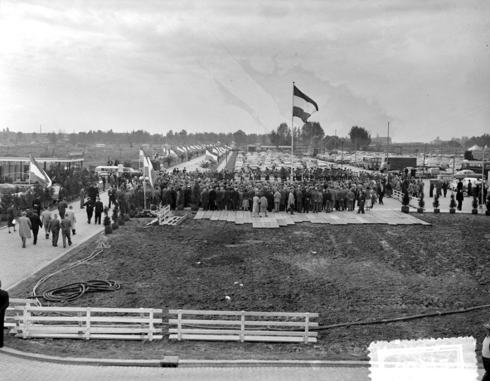Officiele ingebruikneming Rotterdams vliegveld Zestienhoven, Bestanddeelnr 908-0372