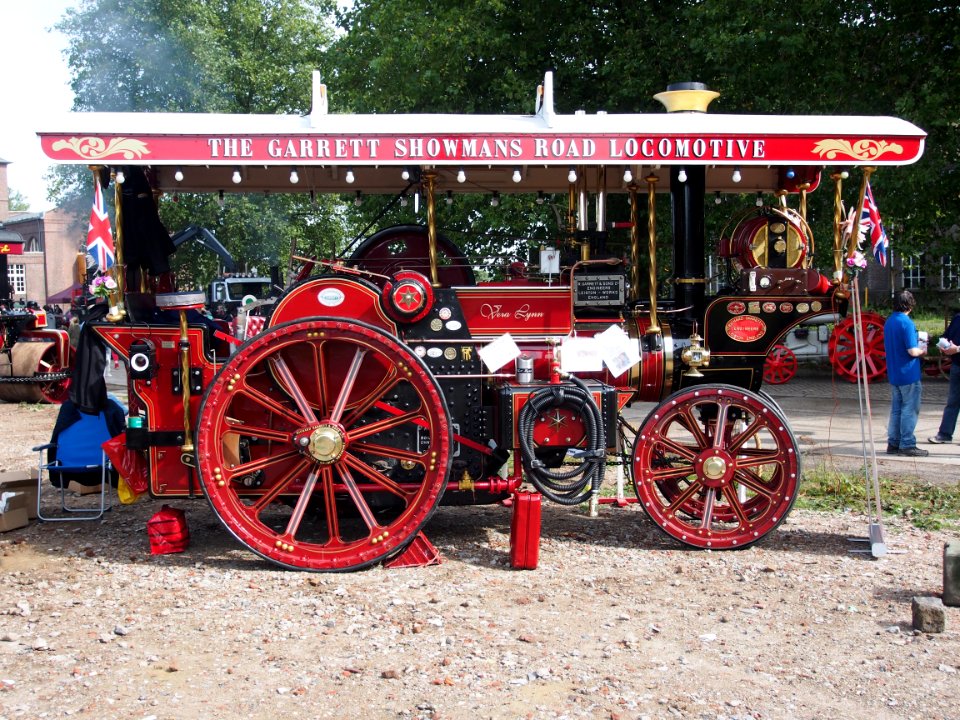 Oisterwijkste Stoomdagen 2015, The Garrett Showmans Road Locomotive, Vera Lynn foto 1