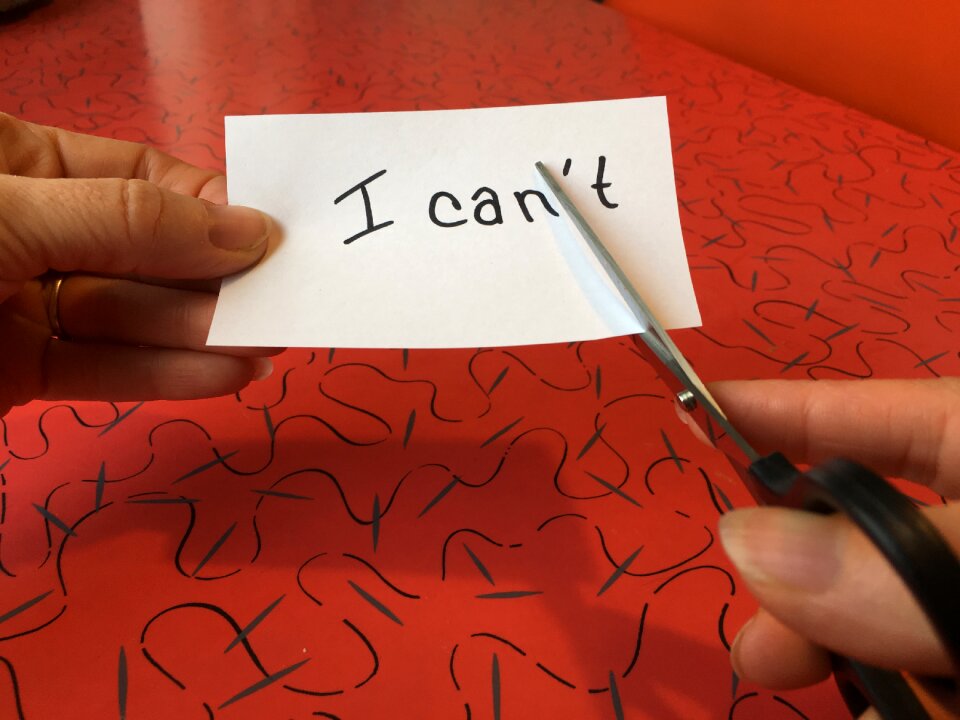 Cut paper motivation