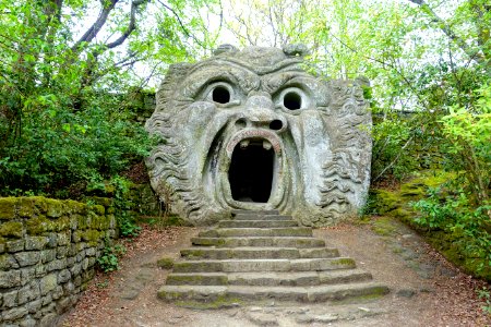Orcus mouth - Parco dei Mostri - Bomarzo, Italy - DSC02678