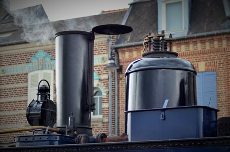 Steam locomotive track steam train photo