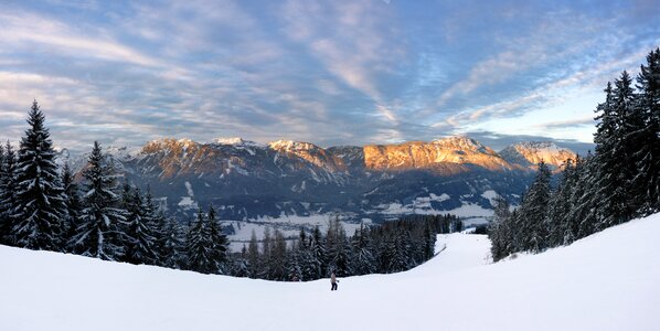 Dachstein mountain winter snow