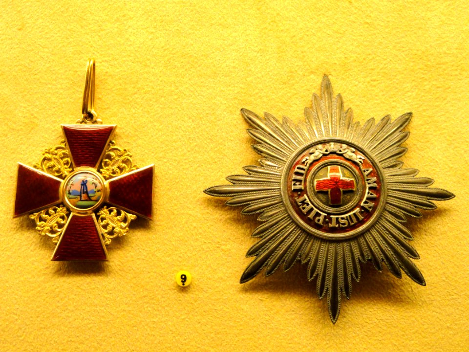 Order of St. Anna, 1st class, Russia, 1894, Senator Carl Tudeer - National Museum of Finland - DSC04037