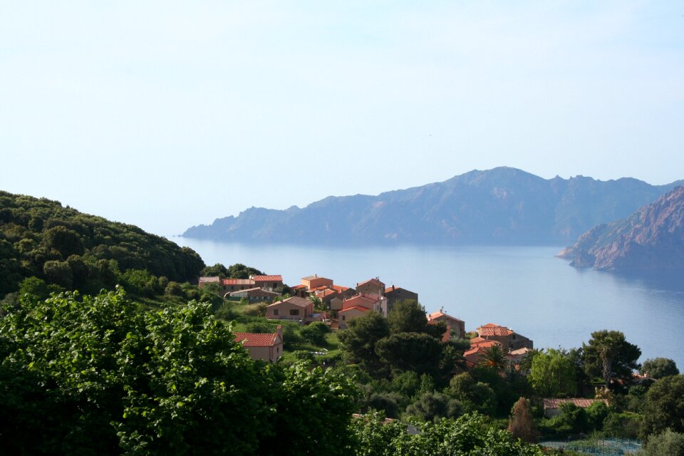 Corsican landscape nature