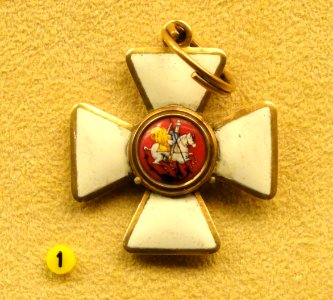 Order of St. George, 4th class, Russia, 1813, General Amatus Thesleff - National Museum of Finland - DSC04028