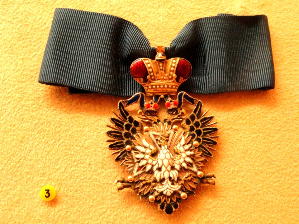 Order of the White Eagle, Russia, 1885, General Johan Reinhold Munck - National Museum of Finland - DSC04046