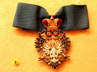 Order of the White Eagle, Russia, 1885, General Johan Reinhold Munck - National Museum of Finland - DSC04046