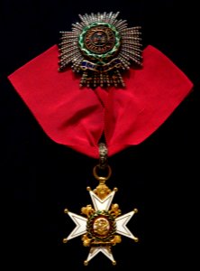 Order of the Bath, Breast Star and Badge, Knight Commander, Saxe-Ernestine House Order, awarded to Major-General Sir Charles Taylor du Plat, British Army - Glenbow Museum - DSC00629