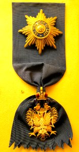 Order of the White Eagle, Russia, 1850, Gustaf Magnus Armfelt - National Museum of Finland - DSC04043