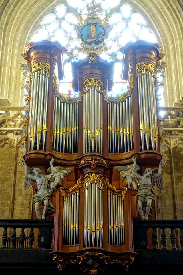Organ - Église Notre-Dame du Sablon - Brussels, Belgium - DSC08245
