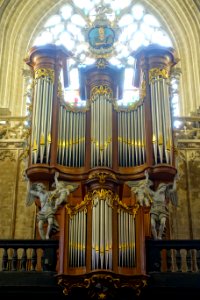 Organ - Église Notre-Dame du Sablon - Brussels, Belgium - DSC08245