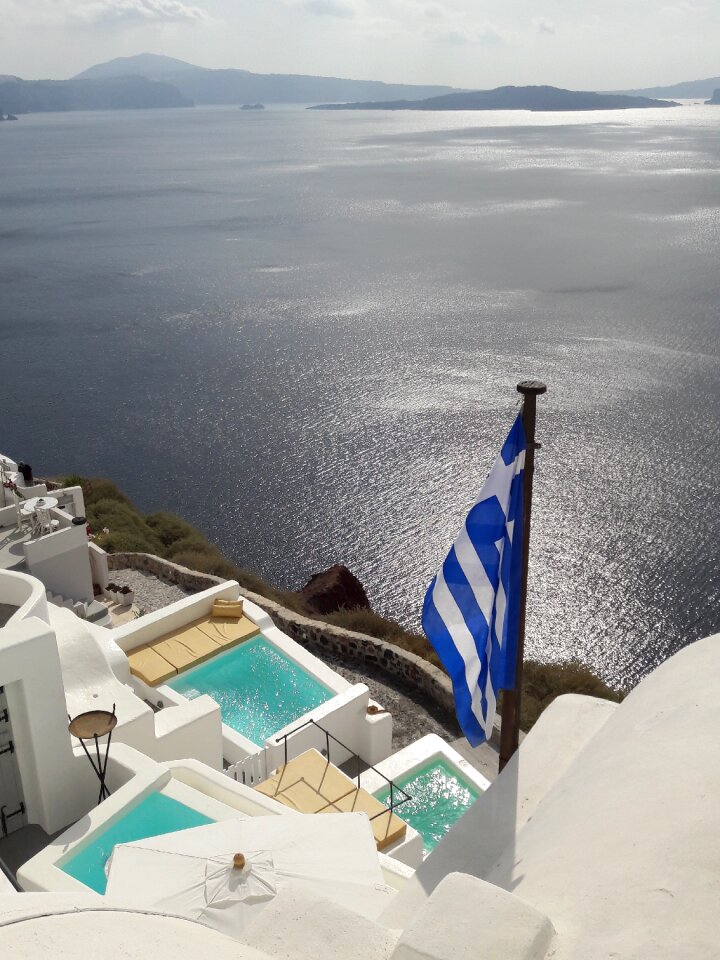 Cyclades mediterranean island