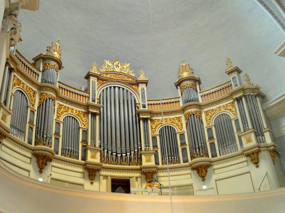 Organ - Interior of Helsinki Lutheran Cathedral - DSC05384