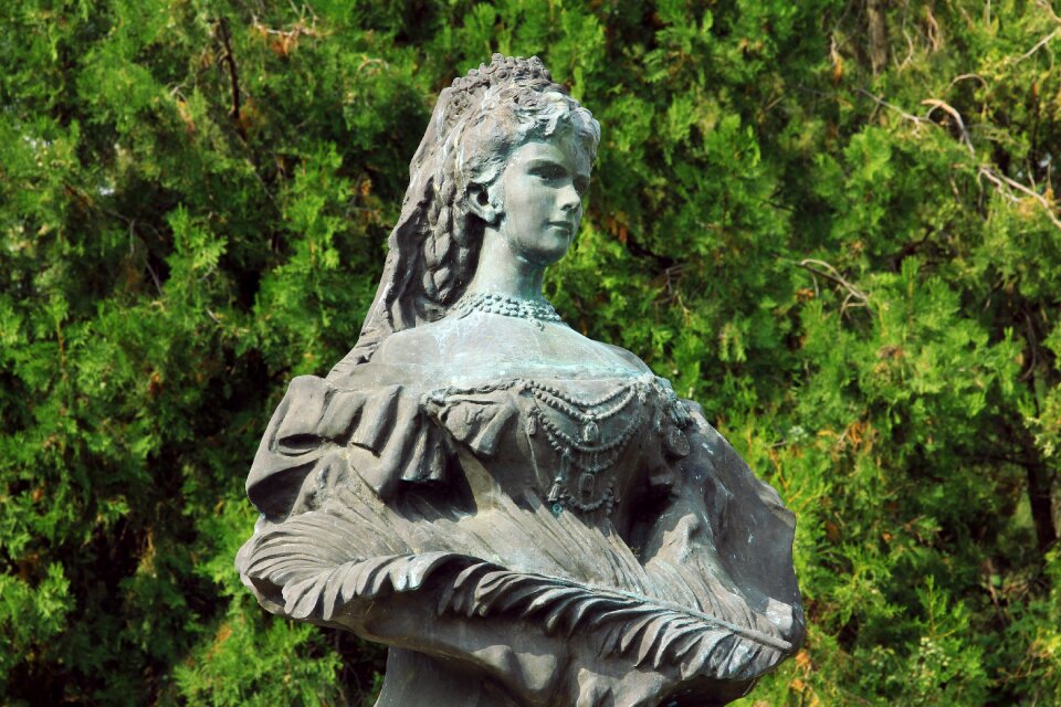 Esztergom the statue of woman